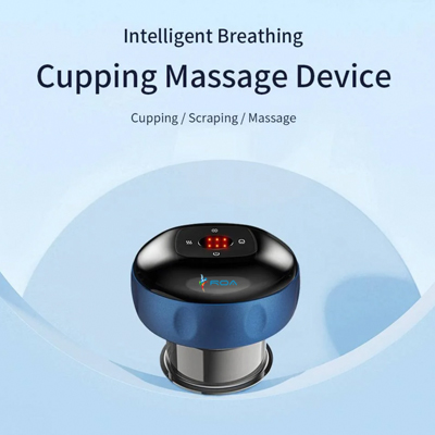Electronic cupping therapy for massage, circulation, meridians, gua sha, immunity